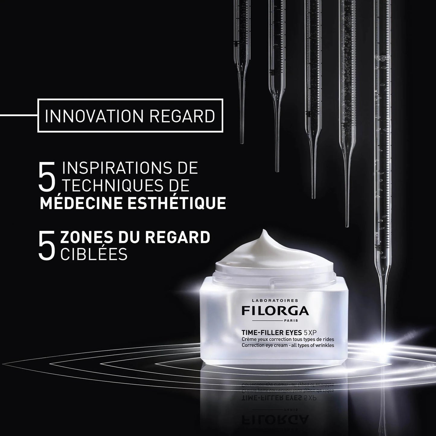 FILORGA TIME-FILLER EYES 5XP – Soin contour des yeux anti-rides sur laparadulac.com, parapharmacie en ligne en Tunisie