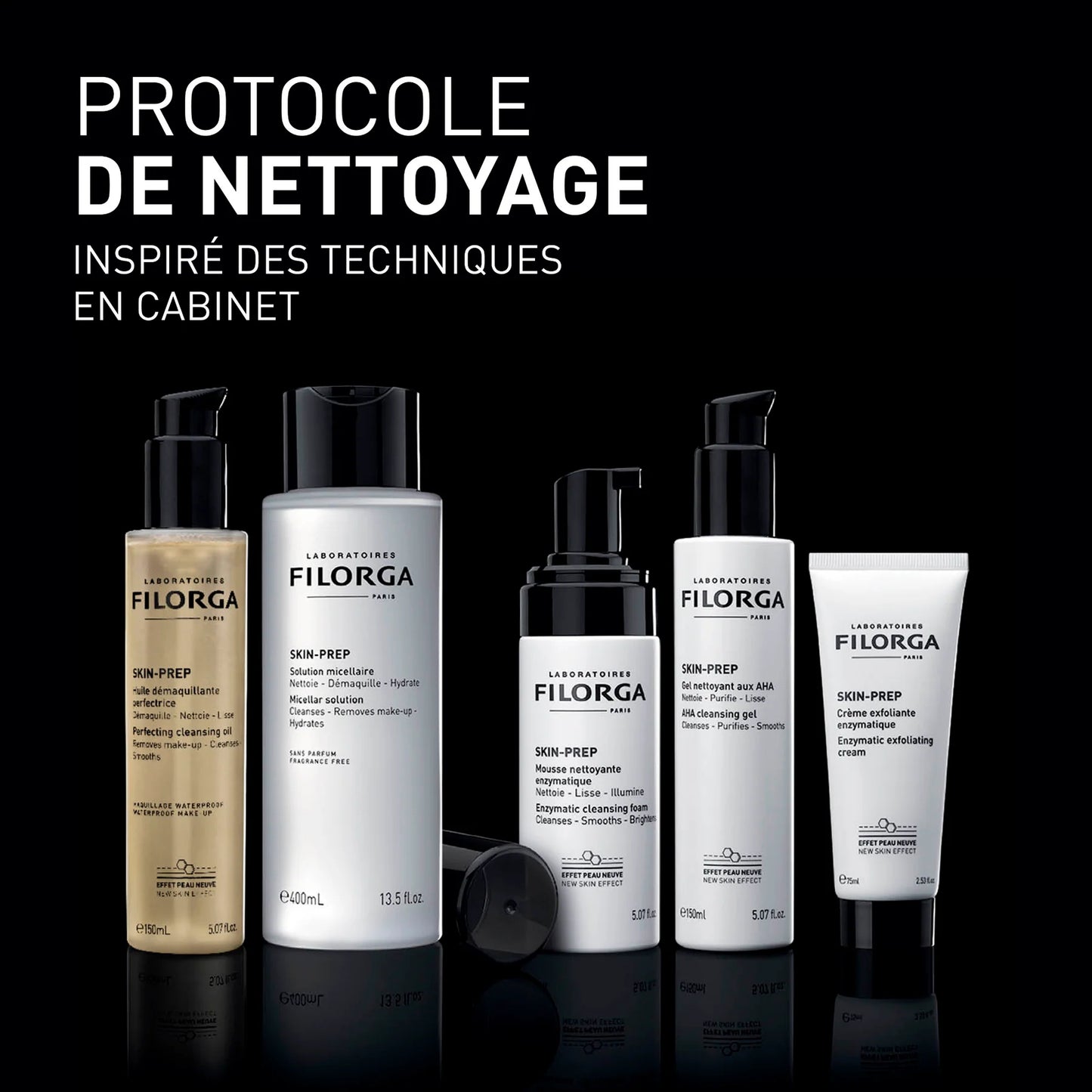 FILORGA SKIN-PREP – Gel nettoyant exfoliant aux AHA sur laparadulac.com, parapharmacie en ligne en Tunisie