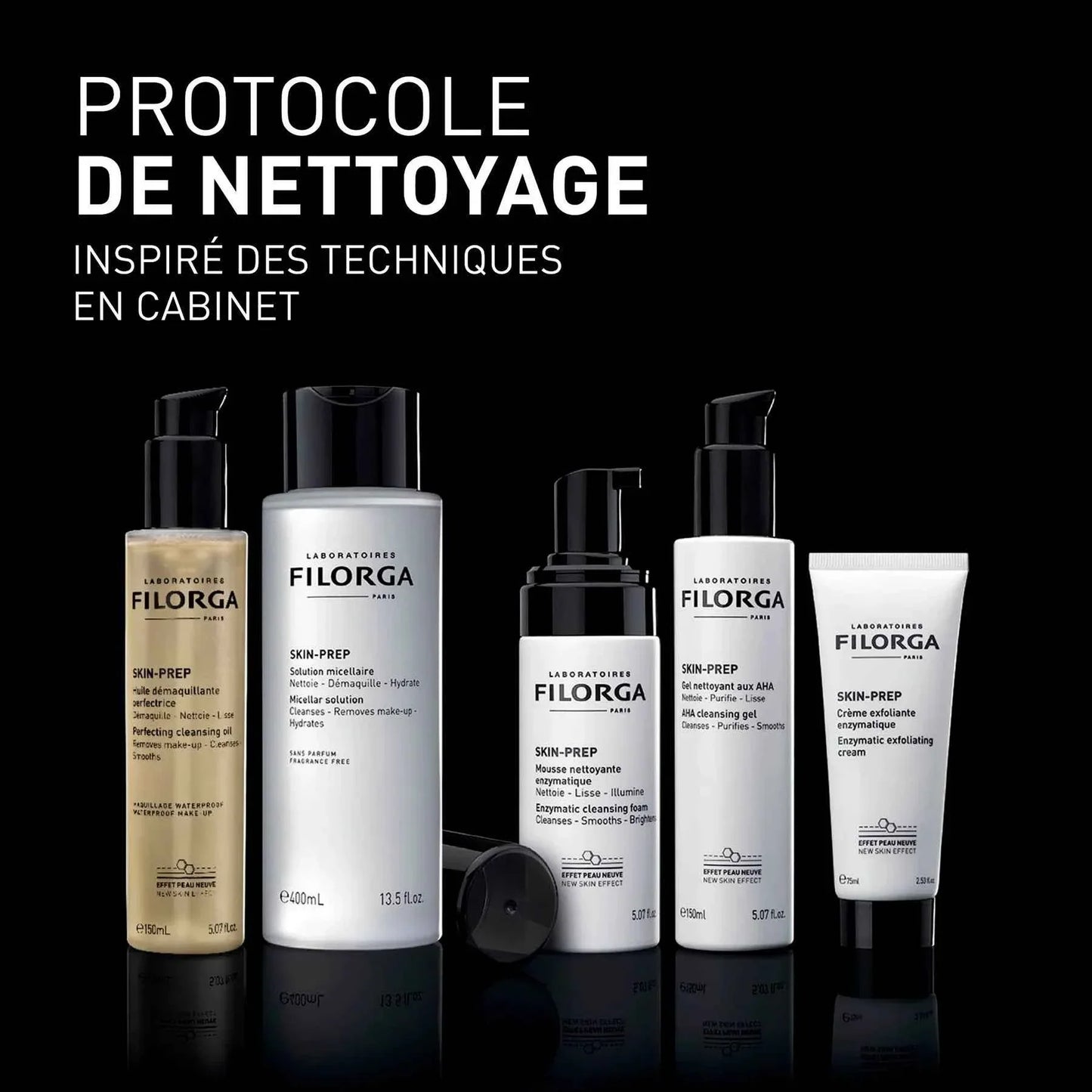 FILORGA SKIN-PREP Gel Nettoyant aux AHA Tunisie original authentique - parapharmacie en ligne La Para Du Lac