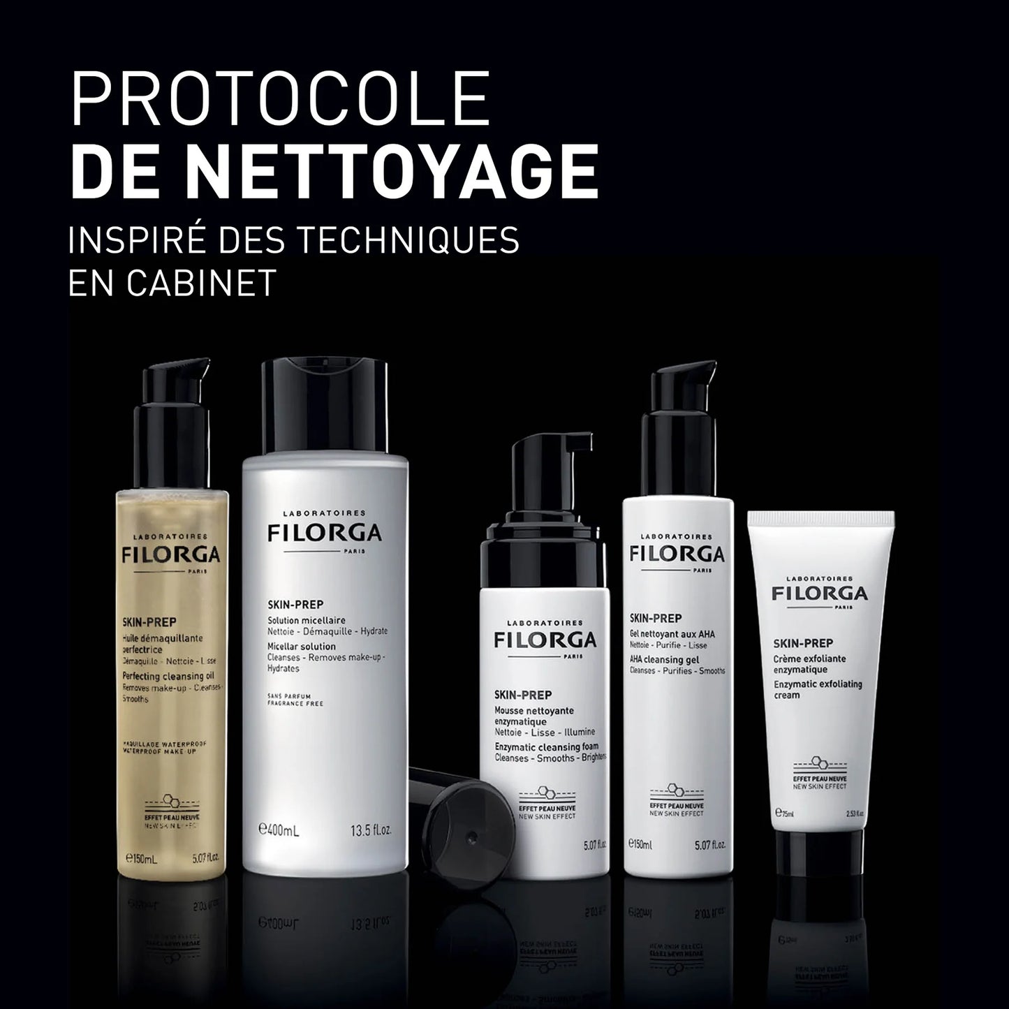 FILORGA SKIN-PREP – Eau micellaire démaquillante visage et yeux sur laparadulac.com, parapharmacie en ligne en Tunisie