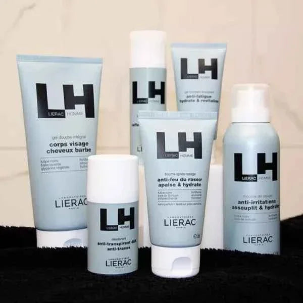 LIERAC Homme Baume Après-Rasage Anti-Feu du Rasoir Tunisie original authentique - parapharmacie en ligne La Para Du Lac