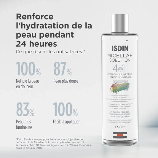 ISDIN Solution Micellaire 4EN1 Tunisie original authentique - parapharmacie en ligne La Para Du Lac