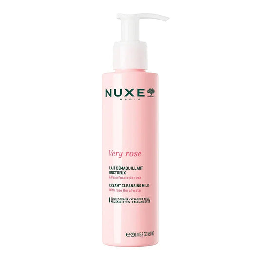 Nuxe Very Rose lait démaquillant onctueux 200ml pour tous types de peaux | La Para Du Lac