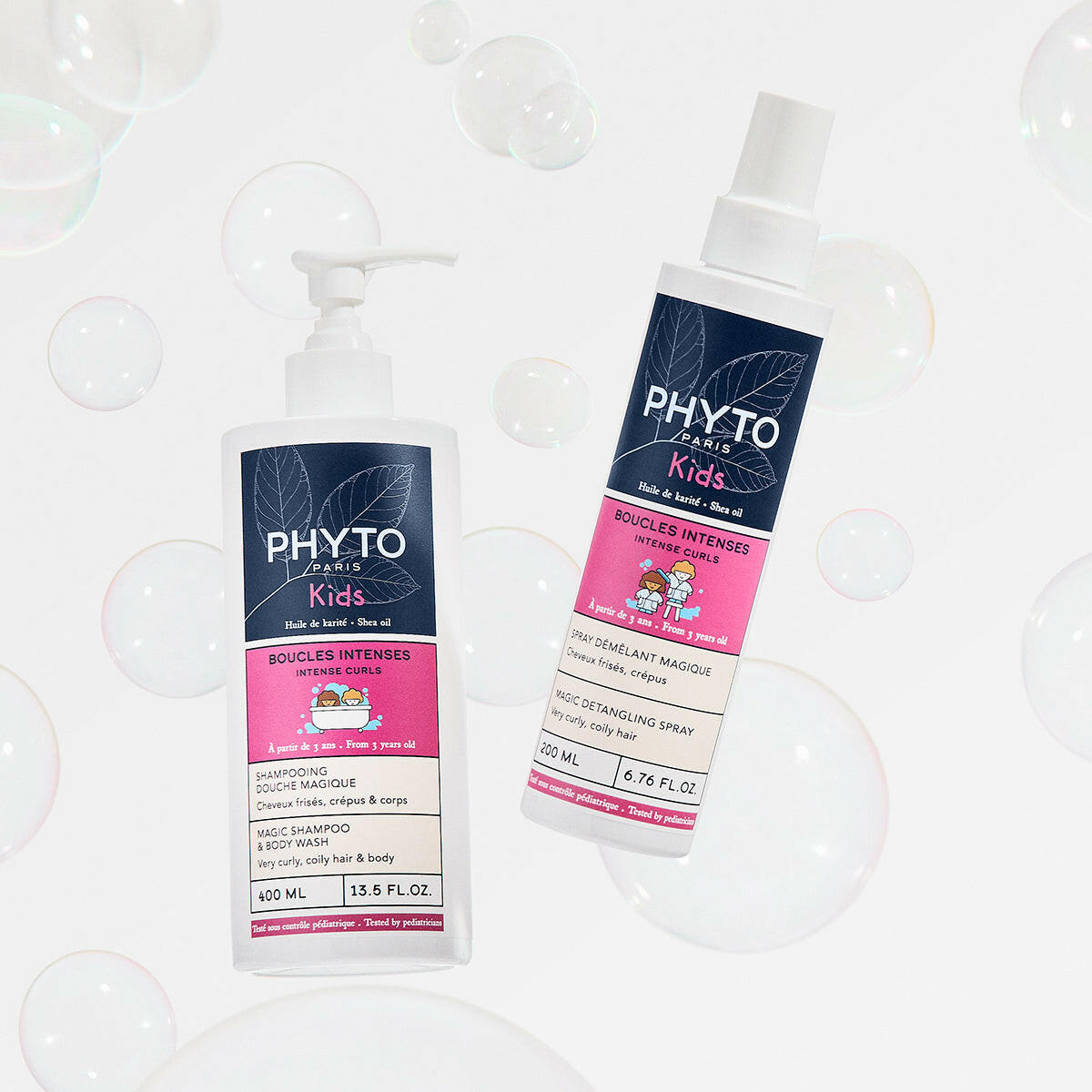 PHYTO KIDS Shampooing douche démêlant pour cheveux et corps – disponible sur laparadulac.com, parapharmacie en ligne en Tunisie
