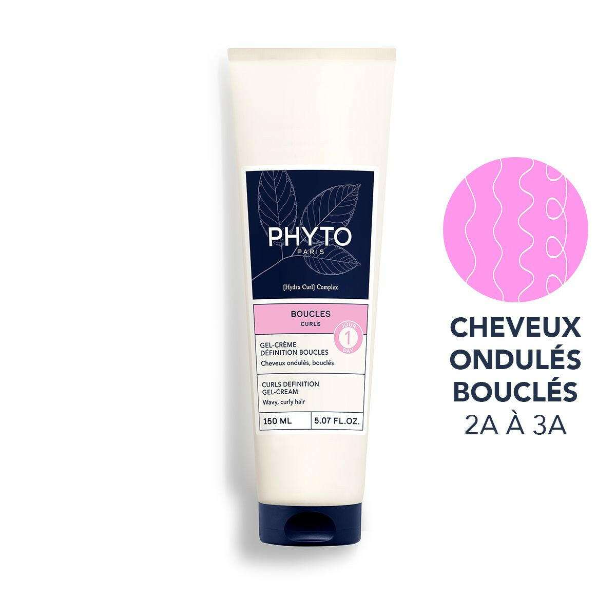 PHYTO BOUCLÉS Gel-Crème définition et hydratation des cheveux bouclés – disponible sur laparadulac.com, parapharmacie en ligne en Tunisie