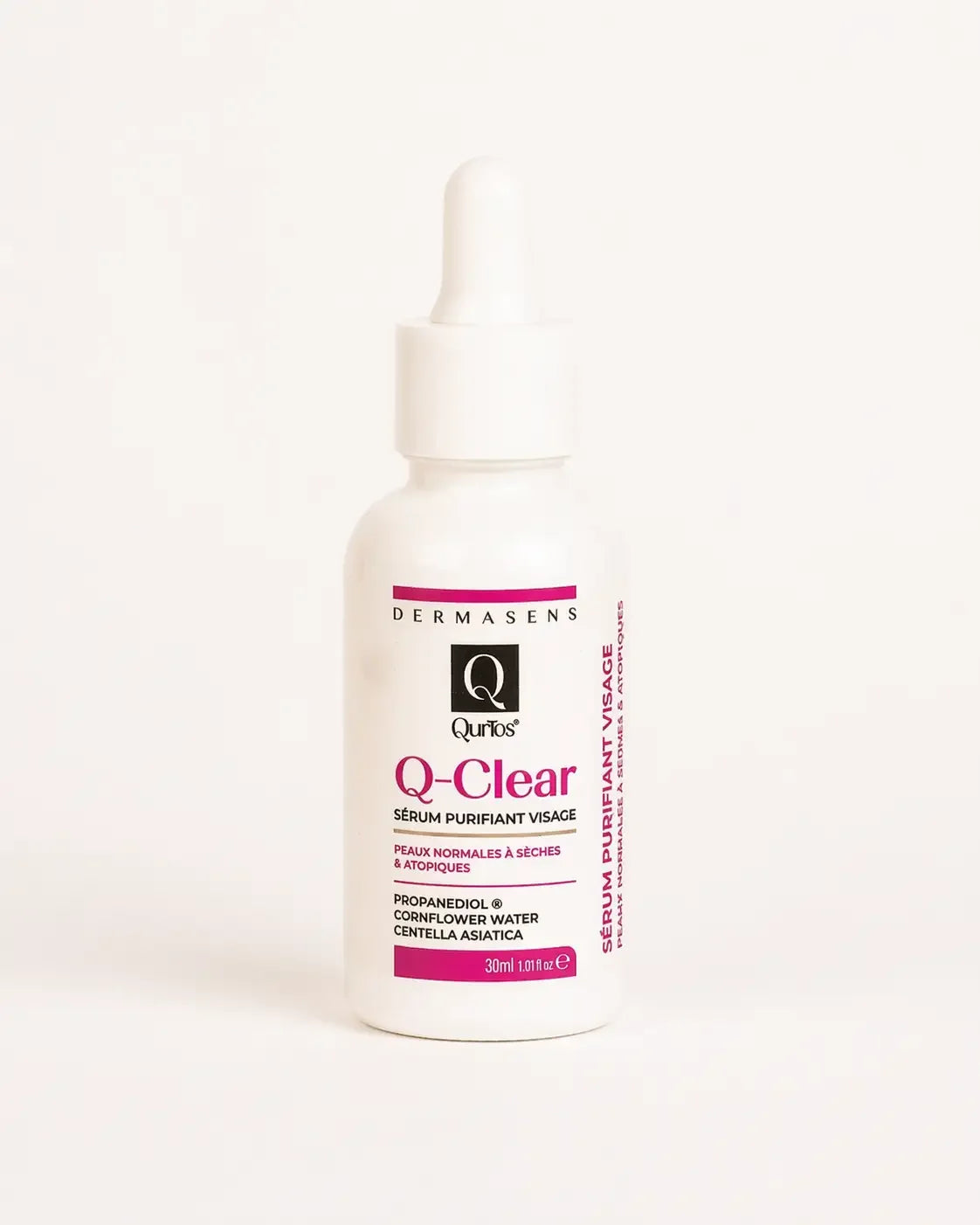 Qurios Q-Clear sérum purifiant visage 30ml peaux sèches et atopiques, original authentique | La Para Du Lac