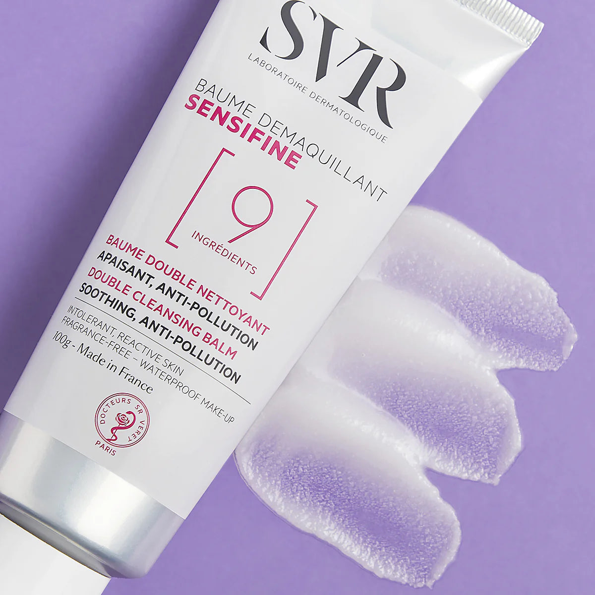 SVR SENSIFINE Baume Démaquillant – soin nettoyant doux visage et yeux, vendu sur laparadulac.com, parapharmacie en ligne pas chère en Tunisie.