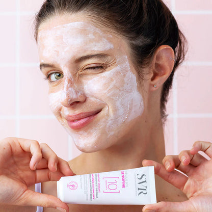 SVR SENSIFINE Masque SOS 10 – masque apaisant intense 75 ml pour peaux sensibles, disponible sur laparadulac.com, parapharmacie en ligne en Tunisie.