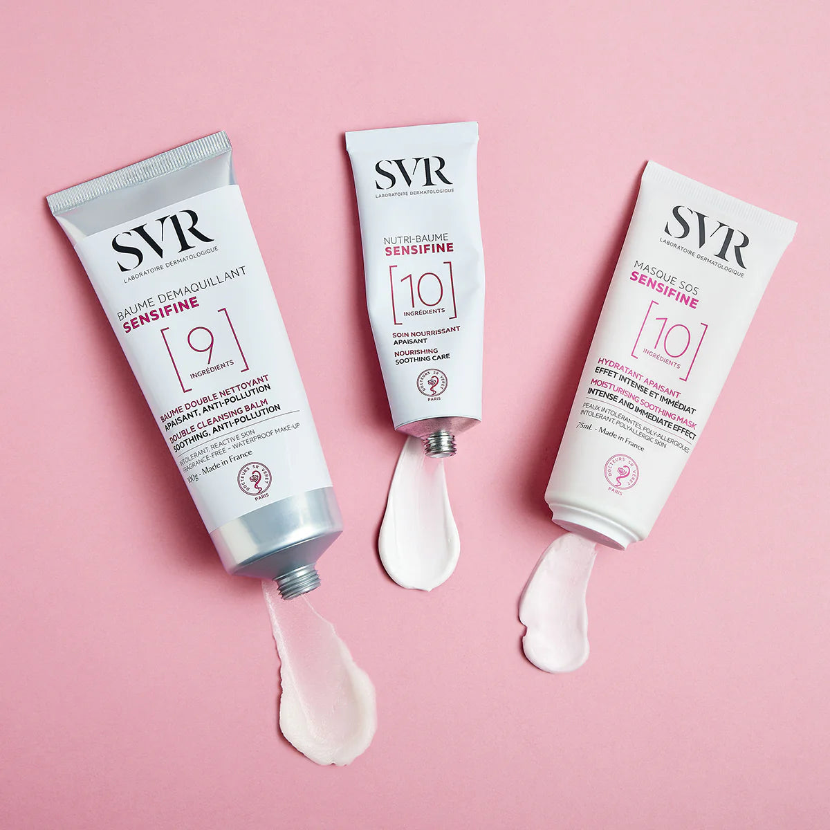 SVR Sensifine Dermo-Nettoyant – Démaquillant doux haute tolérance pour peaux sensibles – Disponible sur La Para du Lac, meilleure parapharmacie en ligne en Tunisie.