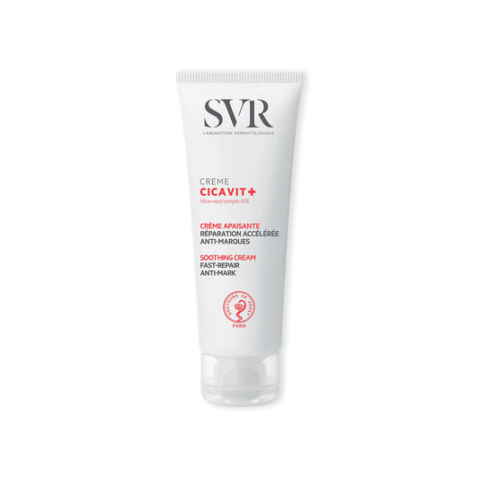 SVR Cicavit+ Soin Réparateur – Crème cicatrisante et apaisante pour peaux irritées – Disponible sur La Para du Lac, parapharmacie en ligne N°1 en Tunisie.