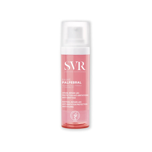 SVR Palpebral Baume – soin intense contour des yeux pour paupières sèches et sensibles, disponible sur laparadulac.com, parapharmacie tunisienne en ligne.