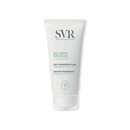 SVR Spirial Déo-Crème – Déodorant crème haute tolérance pour peaux sensibles – Disponible sur La Para du Lac, parapharmacie en ligne N°1 en Tunisie.
