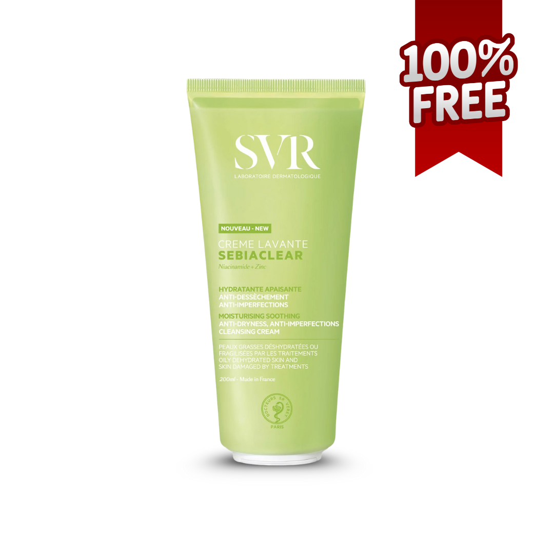 SVR PACK Sebiaclear SPF50 + Serum + Crème Lavante Gratuite