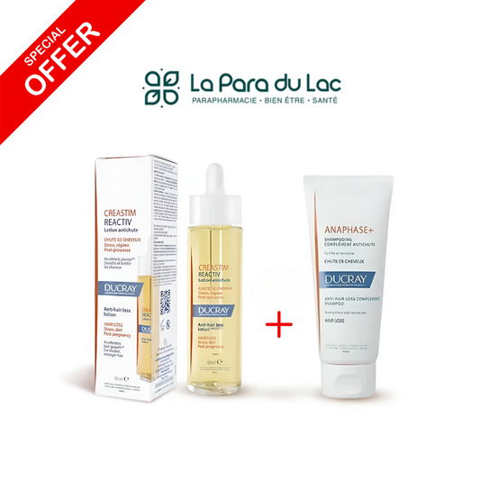 DUCRAY Creastim Reactiv Lotion Antichute + Anaphase Shamp Offert