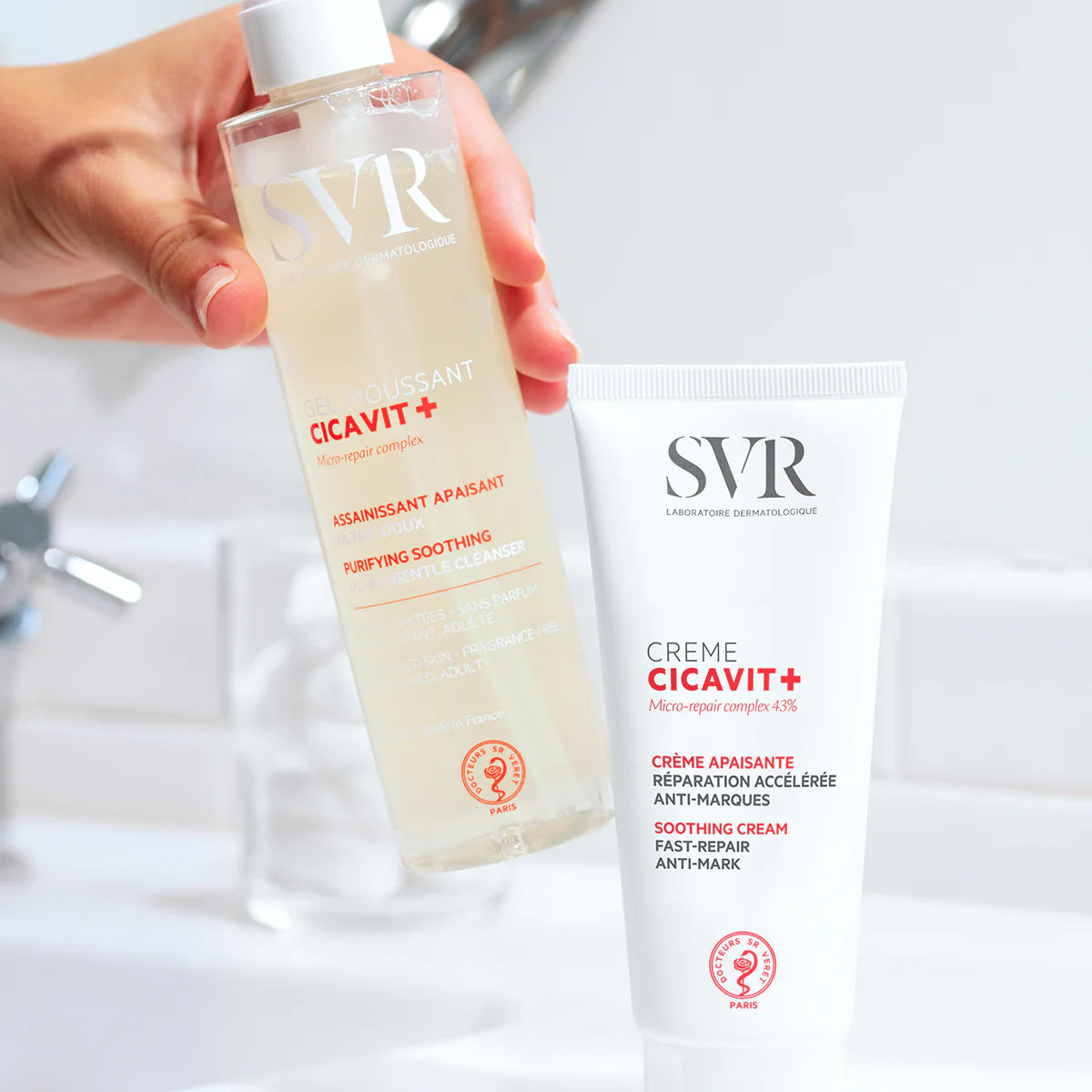 SVR CICAVIT+ Baume à Lèvres – Soin réparateur lèvres abîmées, irritées ou gercées. En vente sur laparadulac.com, parapharmacie tunisienne pas chère et fiable.
