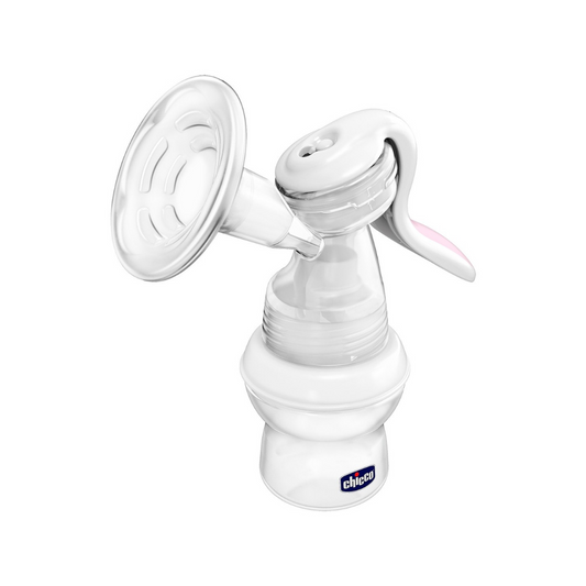 Tire‑lait manuel Chicco Natural Feeling avec biberon 150 ml, léger, ergonomique et doux, disponible sur laparadulac.com – parapharmacie Tunisie maternité.