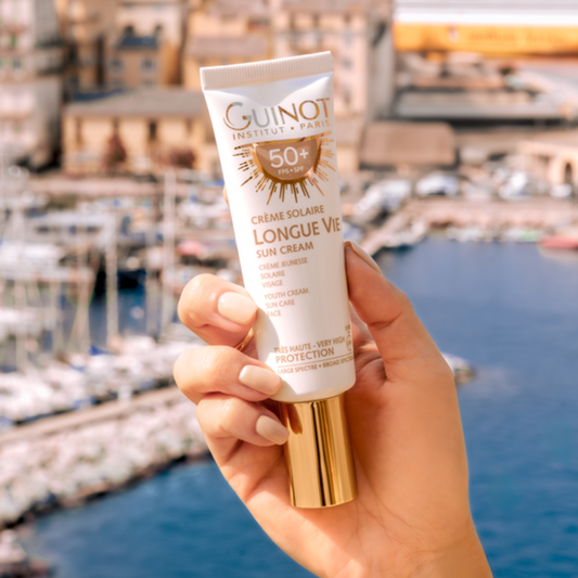 GUINOT Crème Solaire Longue Vie FPF50+ original – Prix Tunisie – La Para Du Lac