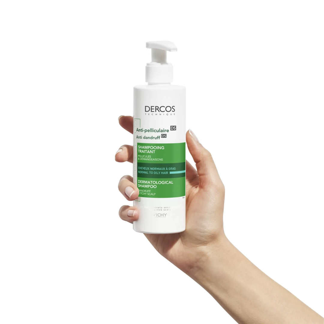VICHY Dercos Anti‑Pelliculaire Shampooing Cheveux Normaux À Gras