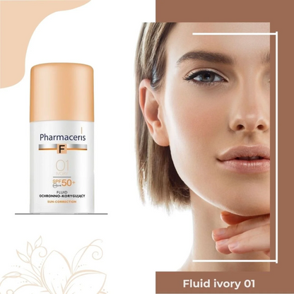 PHARMACERIS Ecran FDT Ivory 01 SPF50+
