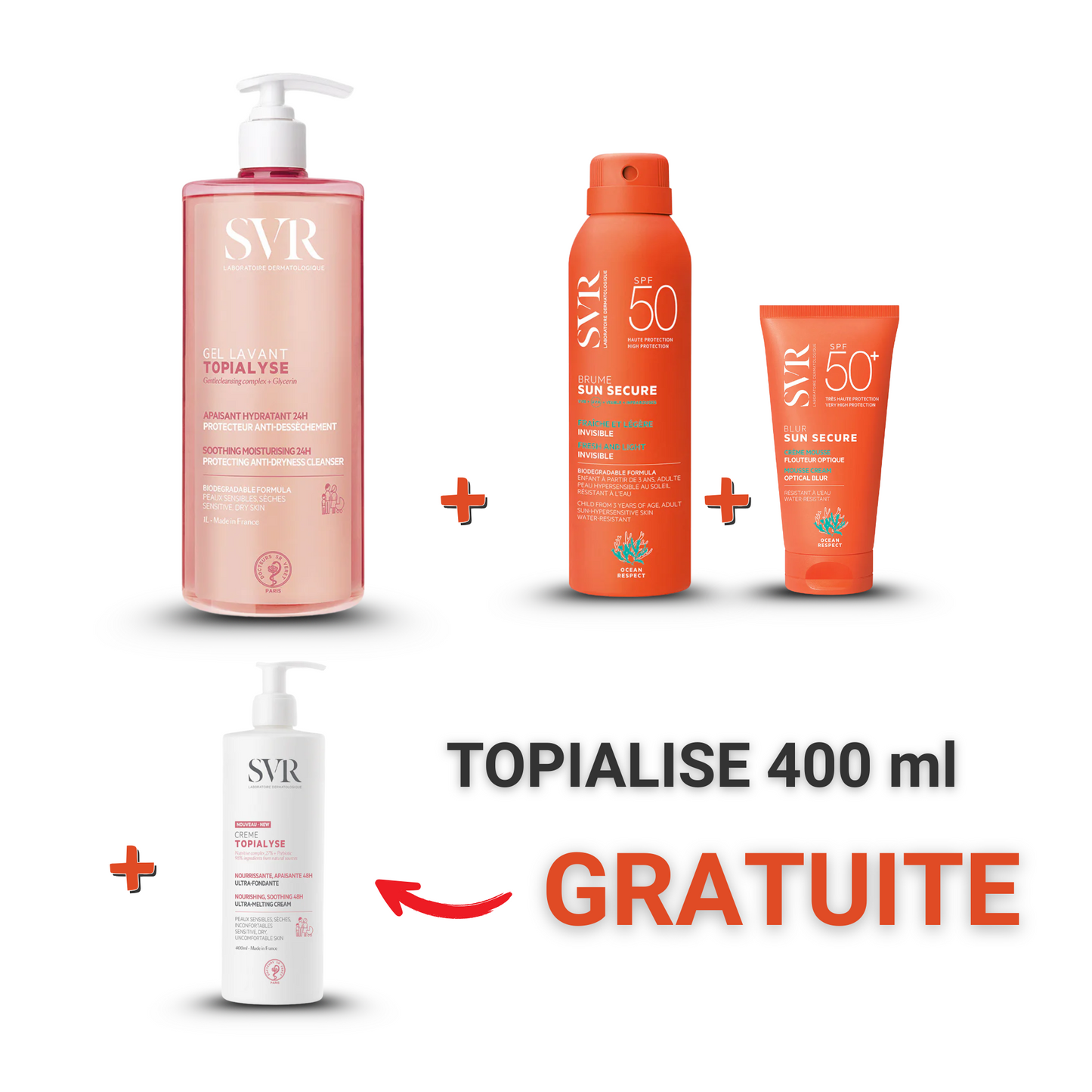 SVR Pack Été/Rentrée Crème 400ml Offerte