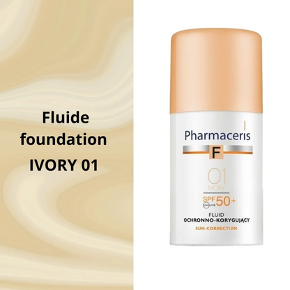 PHARMACERIS Ecran FDT Ivory 01 SPF50+