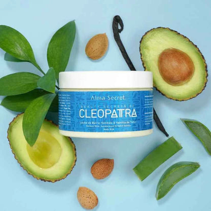 Lait corporel ALMA SECRET Cleopatra naturel nourrissant pour peau sèche confort quotidien Tunisie La Para du Lac