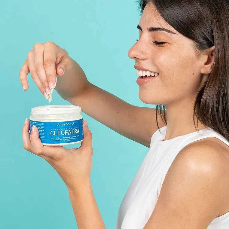 ALMA SECRET Cleopatra lait corps naturel hydratation intense éclat peau texture légère Tunisie La Para du Lac