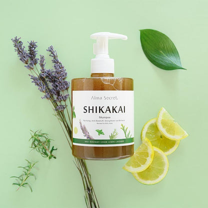 ALMA SECRET Shikakai shampooing purifiant cuir chevelu gras sans sel et sans sulfates