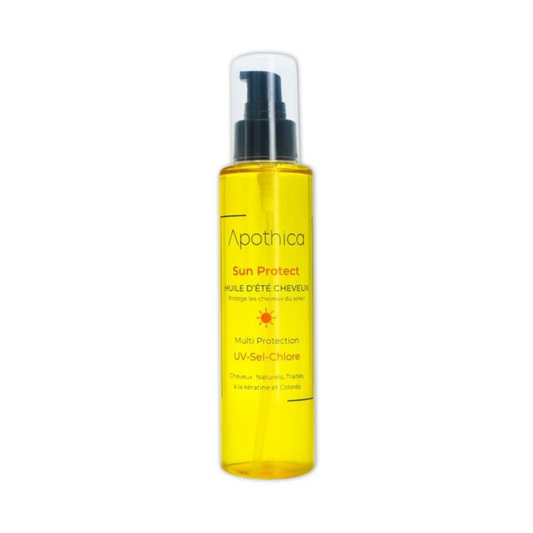 APOTHICA huile solaire cheveux 150ml pour protection UV sur laparadulac.com, parapharmacie Tunisie.

