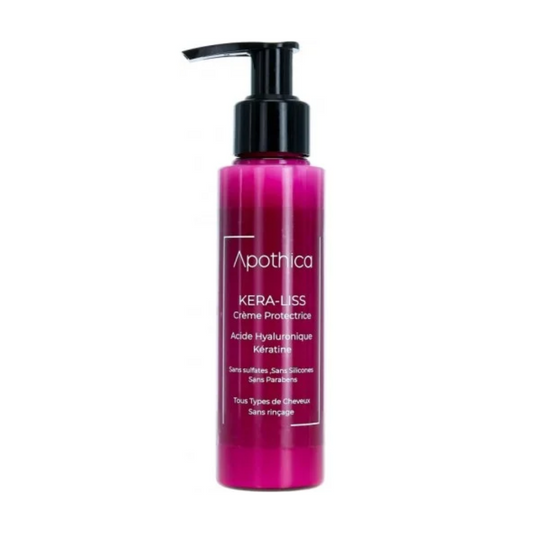 APOTHICA Kera Liss crème protectrice 100ml, lissage capillaire naturel en vente sur laparadulac.com, parapharmacie Tunisie.

