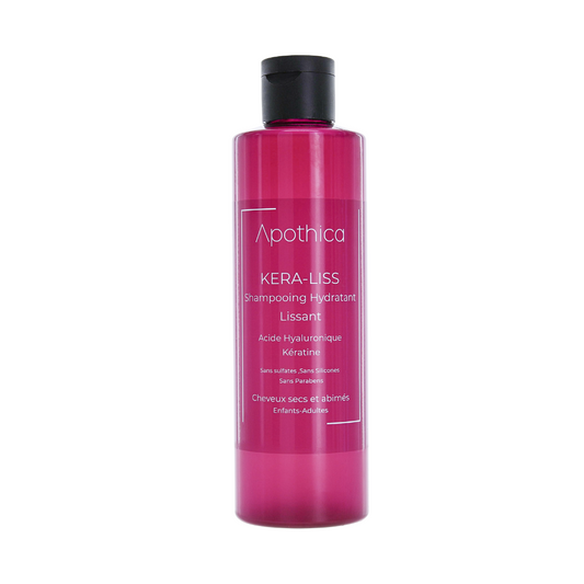 APOTHICA Kera Liss shampooing lissant 250ml à base de kératine végétale, en vente sur laparadulac.com, parapharmacie Tunisie.
