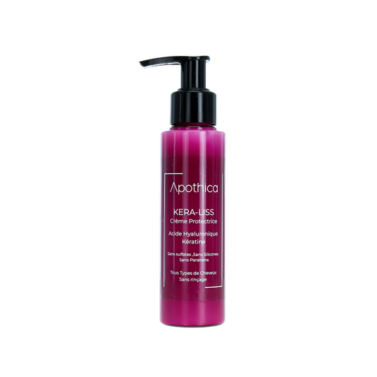 APOTHICA Kera Liss crème protectrice 100ml, lissage capillaire naturel en vente sur laparadulac.com, parapharmacie Tunisie.
