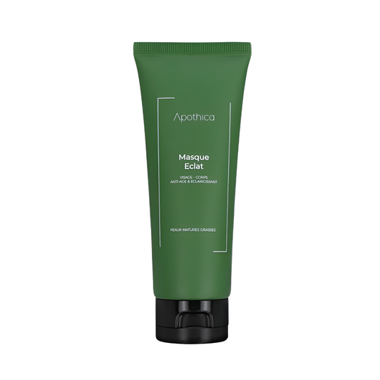 APOTHICA masque éclat visage et corps 100ml, soin exfoliant éclaircissant sur laparadulac.com, parapharmacie Tunisie.

