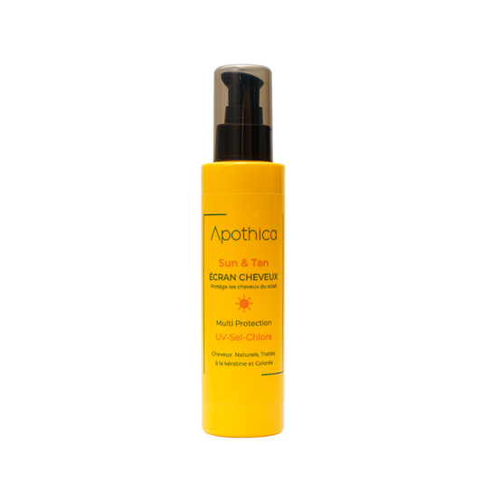 APOTHICA Sun Protect écran été cheveux 150ml, spray solaire cheveux vendu sur laparadulac.com, parapharmacie Tunisie.

