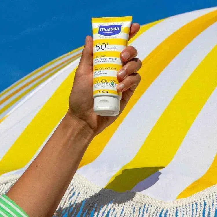 MUSTELA Pack N°3 – Lait Solaire SPF50+ & Huile Vergetures BIO −50% Tunisie original authentique - parapharmacie en ligne La Para Du Lac
