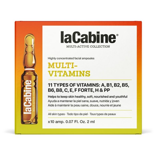 Ampoules visage LACABINE multivitaminées en vente sur laparadulac.com, votre parapharmacie Tunisie pour un teint éclatant.

