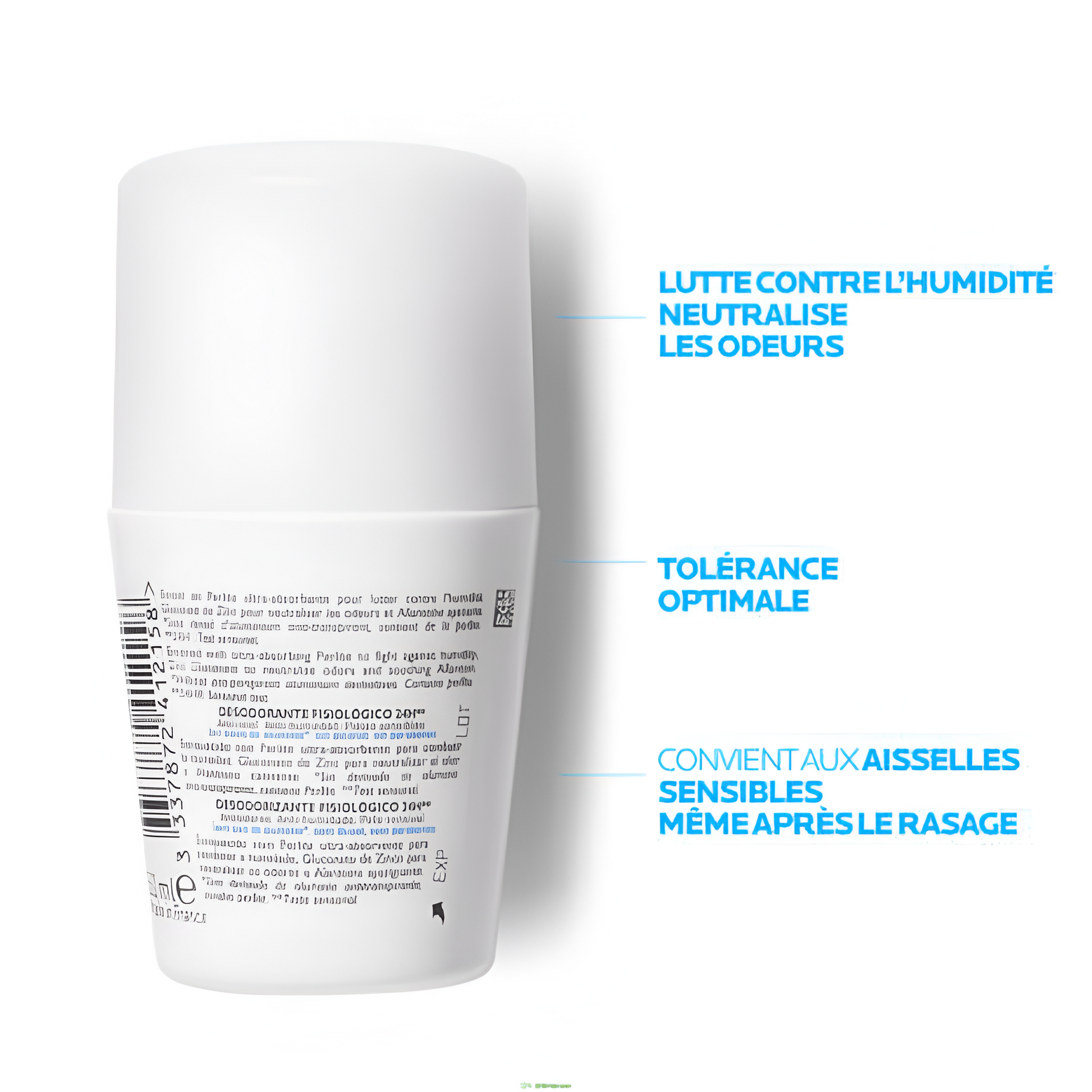 Déodorant Physiologique 24h La Roche-Posay – roll-on peaux sensibles sans alcool – parapharmacie en ligne Tunisie – laparadulac.com


