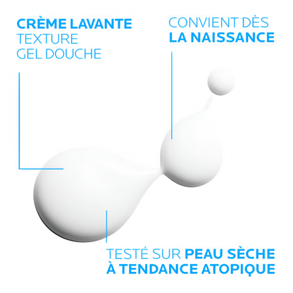 Lipikar Syndet AP+ La Roche-Posay – crème lavante relipidante pour peau atopique – parapharmacie en ligne Tunisie – laparadulac.com

