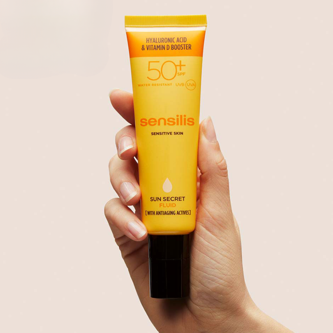 “Sensilis Sun Secret Fluide Teinté SPF50+ 50 ml – fluide hydratant haute protection UV, teint unifié, parapharmacie Tunisie laparadulac.com”

