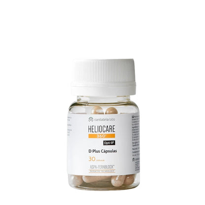 HELIOCARE 360° D Plus Capsules – complément alimentaire photoprotecteur, vitamine D, protection solaire de l’intérieur – parapharmacie Tunisie LaparaDuLac