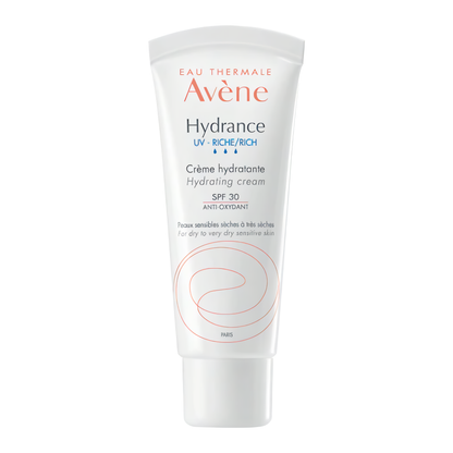 Hydrance UV‑Riche Crème hydratante SPF30 Avène – hydratation & protection UV, peaux sèches sensibles – parapharmacie Tunisie laparadulac.com

