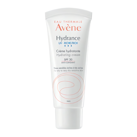 Hydrance UV‑Riche Crème hydratante SPF30 Avène – hydratation & protection UV, peaux sèches sensibles – parapharmacie Tunisie laparadulac.com

