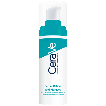 Sérum Rétinol Anti-Marques CeraVe – soin resurfaçant anti-imperfections – parapharmacie en ligne Tunisie – laparadulac.com
