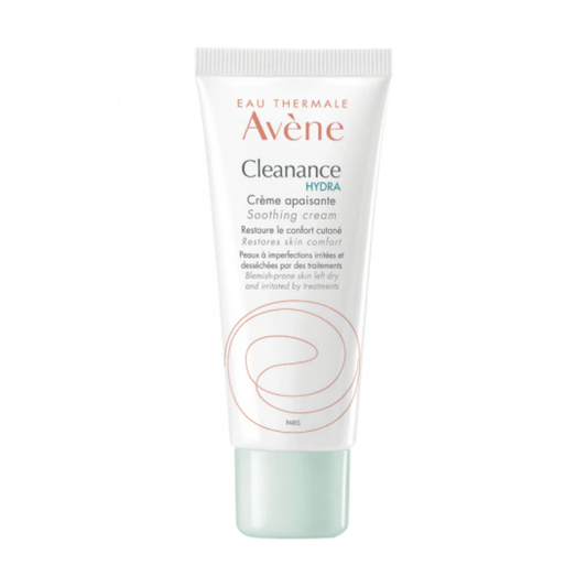 Avène Cleanance HYDRA Crème apaisante 40 ml – soin hydratant post‑traitement anti‑acné – laparadulac.com, parapharmacie Tunisie

