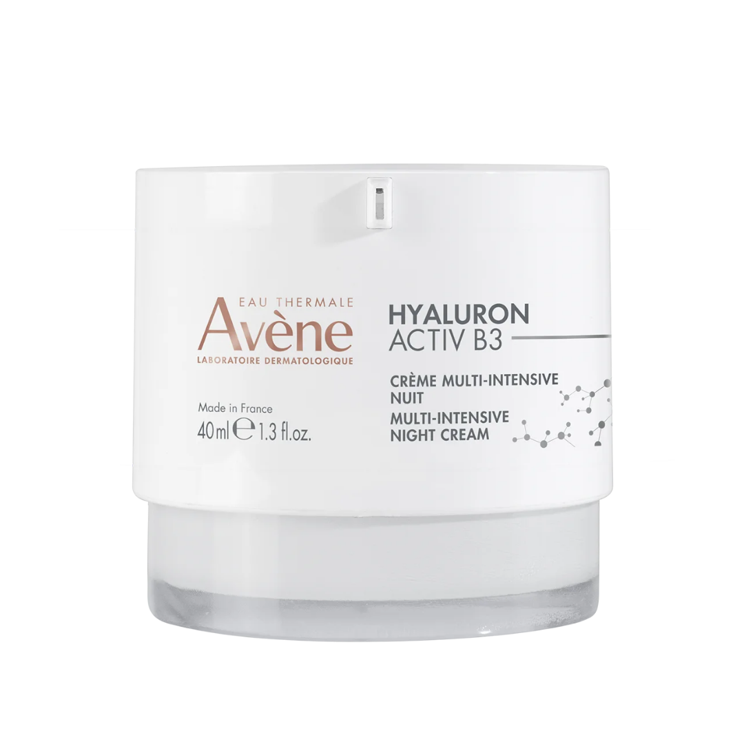 Crème de nuit anti-âge Avène Hyaluron Activ B3 – rétinal & niacinamide – pot pompe 40ml – laparadulac.com

