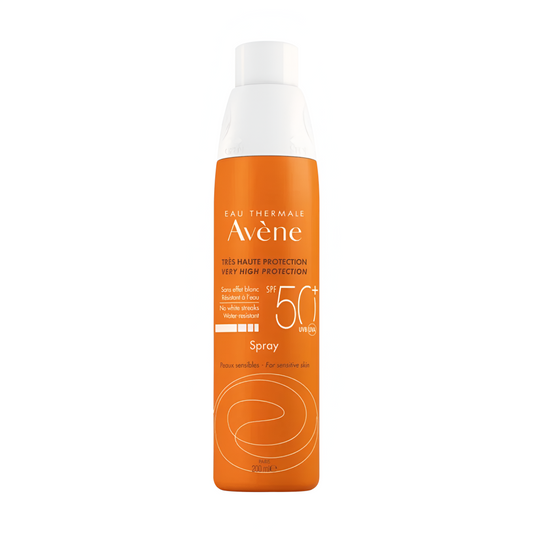 Spray solaire très haute protection SPF 50+ Avène 200ml pour peaux sensibles – laparadulac.com

