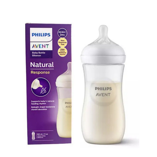 Biberon Natural Avent 330ml Réponse Naturelle, pour bébés allaités, chez laparadulac.com, parapharmacie Tunisie.
