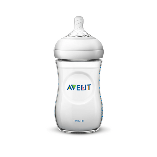 Biberon Philips Avent Natural 260ml 1m+ avec tétine douce, parapharmacie Tunisie sur laparadulac.com.