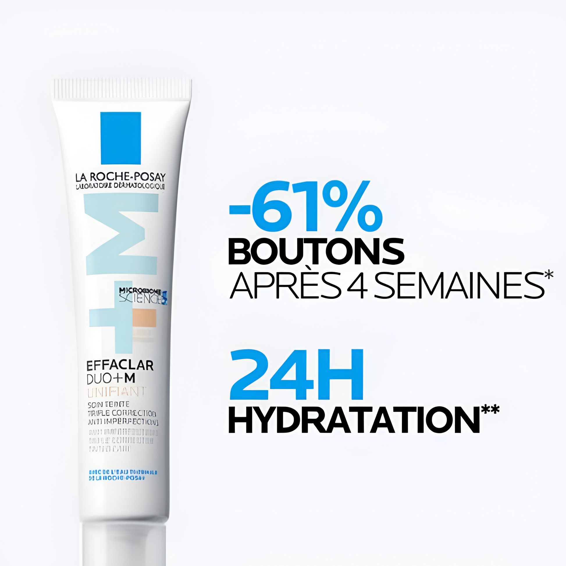 Effaclar DUO+ Unifiant La Roche-Posay – soin teinté correcteur anti-acné pour peaux sensibles – parapharmacie en ligne Tunisie – laparadulac.com

