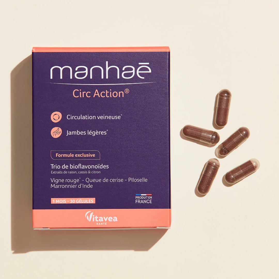 Manhaé Circ Action Vitavea – parapharmacie Tunisie sur laparadulac.com – jambes légères, circulation sanguine naturelle

